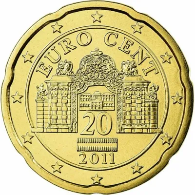 Italia 20 Euro Cent 2002 FDC Latón KM:214 – Numiscorner.com