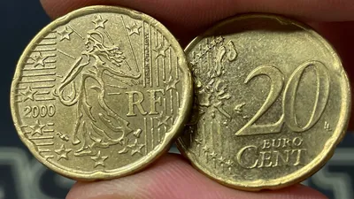 France, 20 Euro Cent, 1999, Proof, , Brass, KM:1286 | European Coins