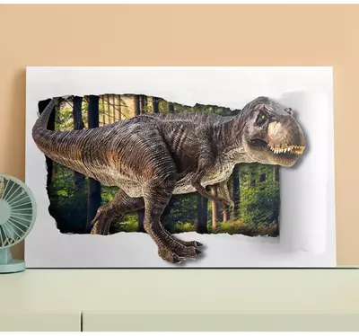 3d динозавр настенное искусство - TenStickers