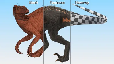 Коллекция динозавров 6 3D Модель $249 - .3ds .fbx .obj .ma .max .c4d -  Free3D