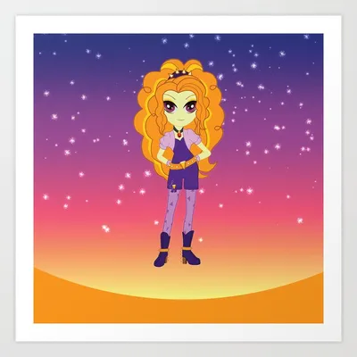 Adagio Dazzle 💜❤💜❤💜❤ | My little pony drawing, My little pony pictures,  My little pony characters