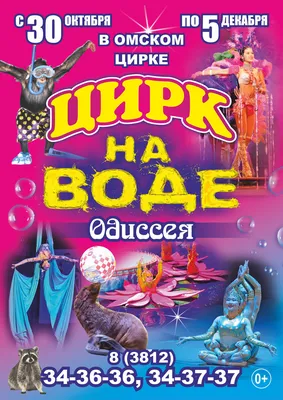 Купить плакат Цирк афиша от 290 руб. в арт-галерее DasArt