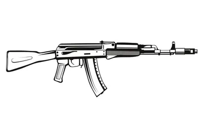 Legendary Kalashnikov assault rifle (AK-47) white version\" Poster for Sale  by FAawRay | Redbubble