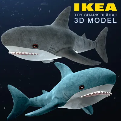 Re-stuffing my Ikea Sharks! BLÅHAJ rechonking! - YouTube