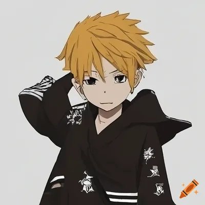 Unique character design of a black star soul eater in traditional shaolin  clothes on Craiyon