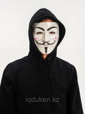 Купить Маска Анонимуса Anonymous золото, серебро оптом - Kalibri.top