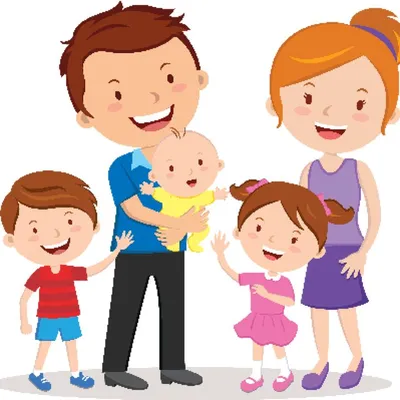 Family Picture Clipart Family Clip Art Free Printable - Family Picture  Cartoon - (1024x1024) Png C… | Family picture cartoon, Family cartoon,  Family picture clipart