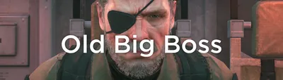 Big Boss Portrait Art - Metal Gear Solid V Art Gallery