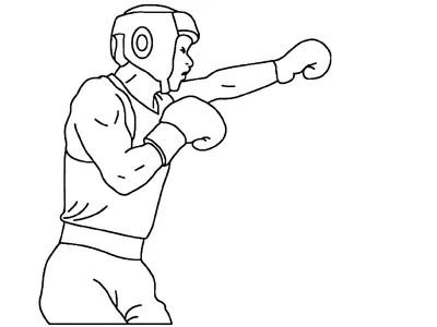Раскраска бокс раскраски про бокс скачать онлайн...