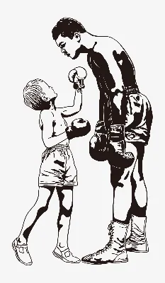 Юный боксер акварель, рисунок, чё…» — создано в Шедевруме