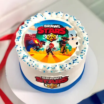 Торт Браво Старс (Brawl Stars) | Идеи торта для мальчиков, Торт, Торт для  ребёнка