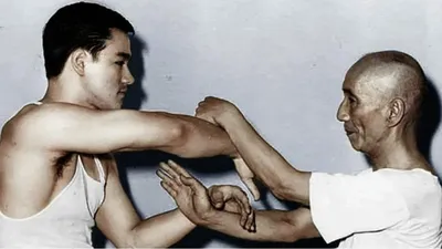 Плакат \"Брюс Ли в стойке, царапины, Bruce Lee\", 43×60см (ID#929357370),  цена: 190 ₴, купить на Prom.ua