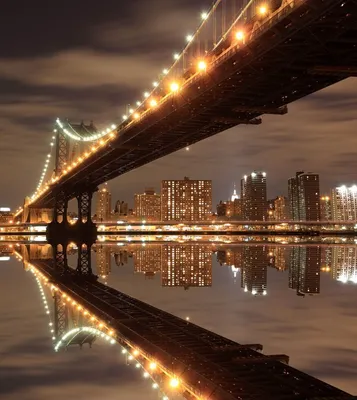 Бруклинский мост, Нью-Йорк, ночной город Обои 2048x2732 iPad Pro 12.9  (2020) 8, 12.9 (2018) 6, 12.9 (2017) 5, 12.9 (2015) 4