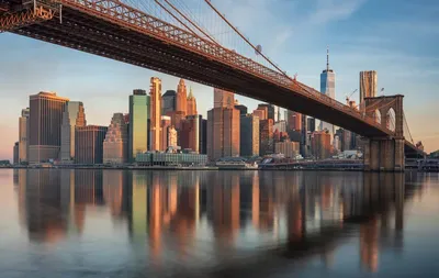 Бруклинский мост через пролив Ист-Ривер | РИА Новости Медиабанк