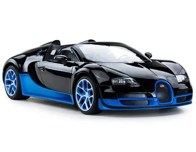 Bisontec 1:14 RC Bugatti Veyron Grand Sport Vitesse Car (Black/Blue) -  Walmart.com