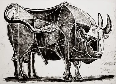 Критский бык - Изобразительное искусство - Карандаш, ручка, фломастер.