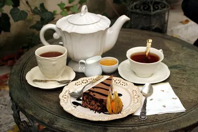Винтажное чаепитие стиля стоковое фото. изображение насчитывающей  керамическо - 91801294