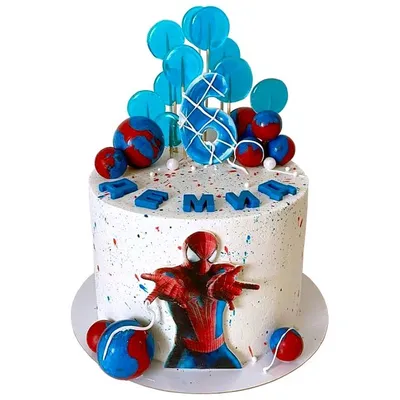 Торт “Человек паук” Арт. 00156 | Торты на заказ в Новосибирске \"ElCremo\"