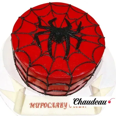 Торт для мальчиков четырех лет «Человек-паук»