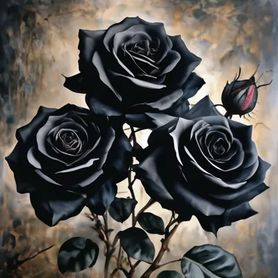 Букет из 9 черных роз в матовой упаковке (ID#1353665930), цена: 1800 ₴,  купить на Prom.ua