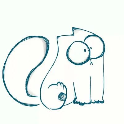 Попытка срисовать Котёнка | УЧУСЬ РИСОВАТЬ | Дзен