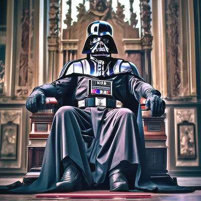 Дарт Вейдер на троне, Darth Vader …» — создано в Шедевруме