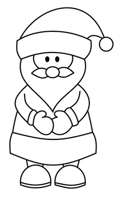 Дед мороз рисунок на новый год, что нарисовать на праздник легко для  начинающих, зимние рисунки в школу или детский садик | FRESH ART | Дзен