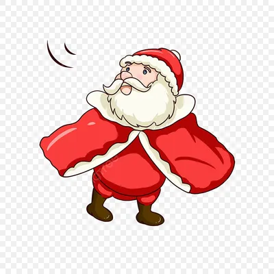 Дед Мороз, Рождество, Бесплатно Дед Мороз, Мультфильм, Анимация, Рождество,  Рука, мультфильм, анимация, рождество png | PNGWing