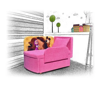 Детский диван-кровать 160х80 см Happy розовый с ящиком и защитным бортиком,  кровать детская от 3х лет (без матраса) - купить с доставкой по выгодным  ценам в интернет-магазине OZON (880276261)