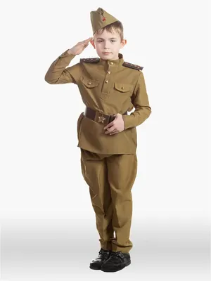 Детский костюм \"Военный\" для мальчика гимнастёрка 2030 Karnavalkino 7438344  купить в интернет-магазине Wildberries