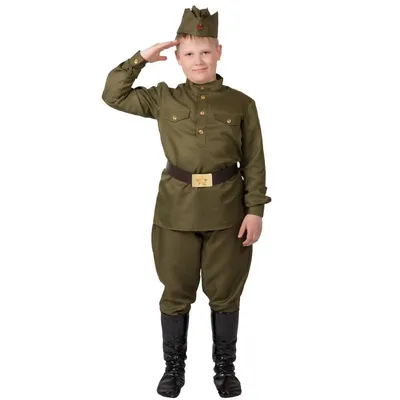Дети одеты как солдат в ретро военных формах Стоковое Фото - изображение  насчитывающей малыш, россия: 121591986