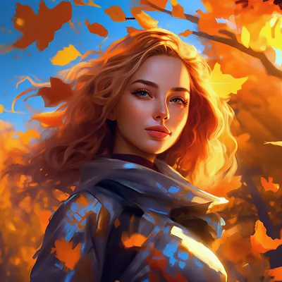 Пазл «Девушка Осень» из 169 элементов | Собрать онлайн пазл №286798