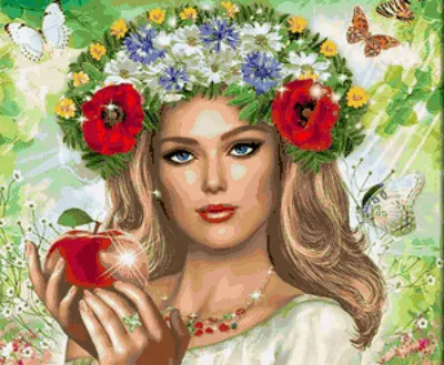 Картинки девушка весна в профиль (44 фото) » Картинки, раскраски и  трафареты для всех - Klev.CLUB