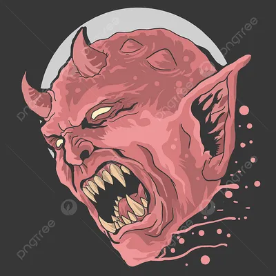 ᐉ Маска латексная X-MERRY TOY Красный дьявол на Хэллоуин 20х28 см (4407044)