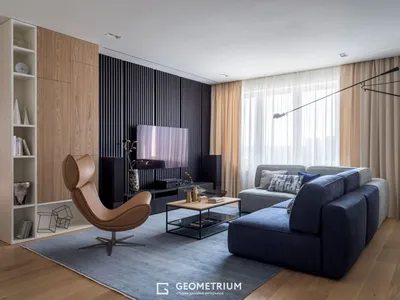 Дизайн интерьера квартиры в современном стиле, реальные фото 2023