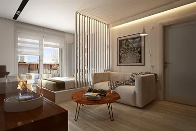 Дизайн интерьер однокомнатной квартиры - UNIQUEROOMS