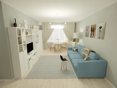 Ремонт однокомнатной квартиры: 10 идей для расширения пространства —  Roomble.com