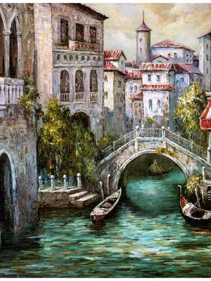 Фотообои Венеция лодки канал 200х270 см для декорирования стен в зале -  купить по выгодной цене в интернет-магазине OZON (1379797322)