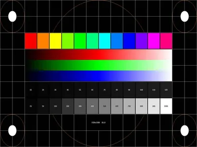 Калибровка монитора, настройка и проверка монитора, ips матрица, цветовые  мишени