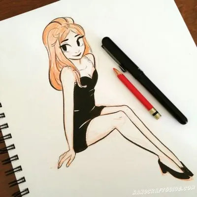 Красивые картинки для срисовки девушки арт