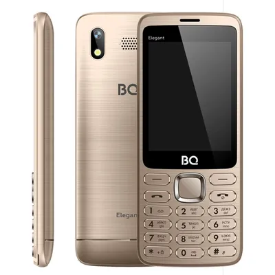 Мобильный телефон BQ Mobile BQ-2823 Elegant Gold - отзывы покупателей на  маркетплейсе Мегамаркет | Артикул: 600005576293