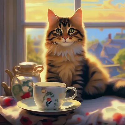 пикчи доброе утро | Котята, Доброе утро, Милые котики
