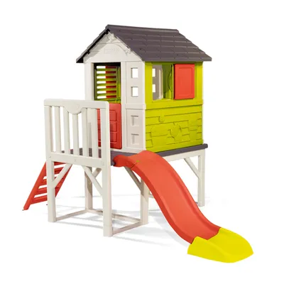 маленький домик для игрушек. простая векторная иллюстрация цвета. декорации  детей Иллюстрация вектора - иллюстрации насчитывающей шарж, предмет:  260846539