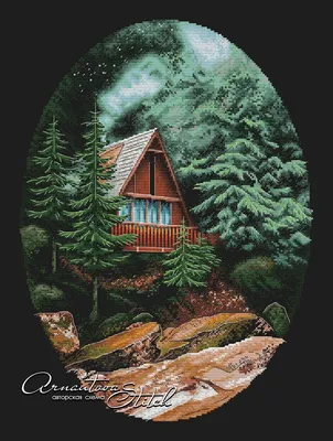 Деревянный дом в лесу - обои для рабочего стола, картинки, фото