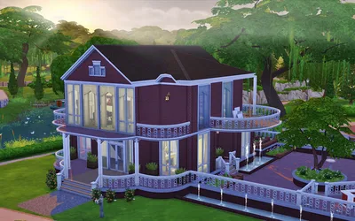 Девушка воссоздала традиционный украинский дом в The Sims 4