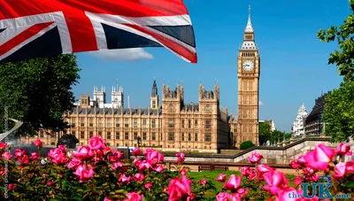 Туристическая карта Великобритании (UK): туристические достопримечательности  и памятники Великобритании (UK)