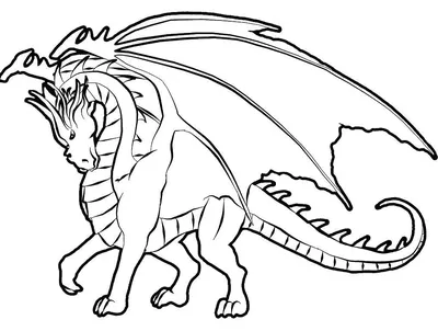 Раскраски мультяшный дракон: забавные и бесплатные распечатки