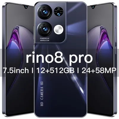Смартфон Лучшие телефоны 2023 Rino 8 Pro Большой экран 7.5 дюйм HD Android  11 Двойной аналог разблокировки Rom 5800 Mah Бесплатная доставка - купить  по выгодной цене в интернет-магазине OZON (826755441)