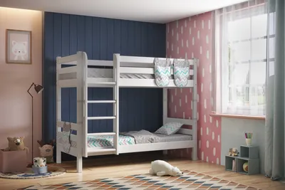 Двухъярусная кровать Фиеста-Мебель Дуэт 80х160 см - купить в Москве по цене  от 39440 ₽ в интернет-магазине