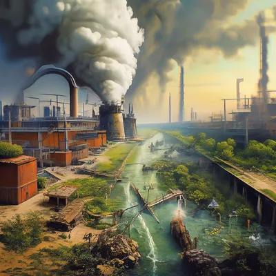 экологическая проблема загрязнения окружающей среды и воздуха, изменение  климата Стоковое Изображение - изображение насчитывающей химикат,  кисловочное: 216610189